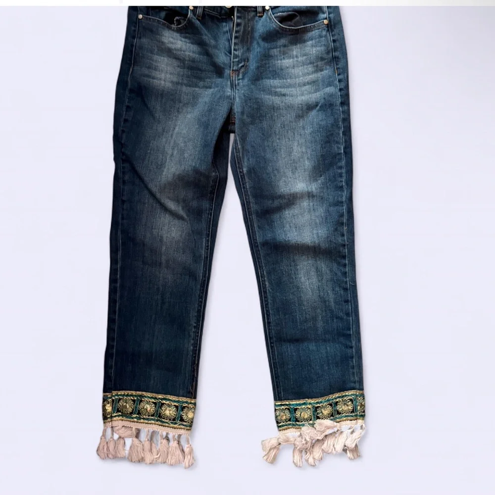 Catherines Dark Blue Denim Pants - Picture 1 of 4